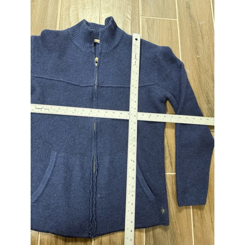 Smartwool Men's Blue Full-Zip Merino Wool Sweater Jacket Size XL